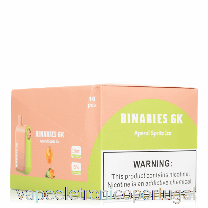 Vape Eletrônico [pacote Com 10] Binários Horizonte 6k 6000 Descartáveis